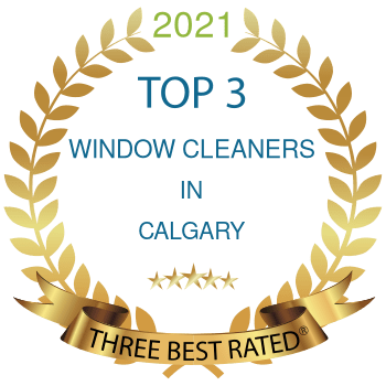 Top 3 Window Cleaner In Calgary Award Winner Badge